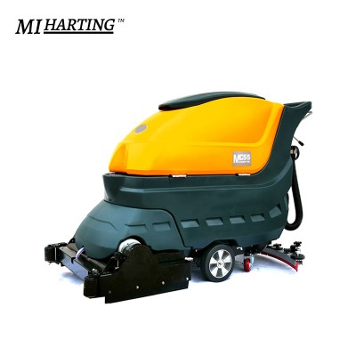 Industrial Automatic Ride On Electric Floor Scrubber Cleaning Machine With Single Brush