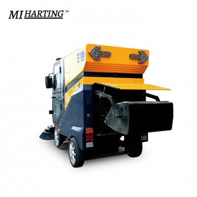 Automatic lawn sweeper floor washing machine yard brush cleaning equipment